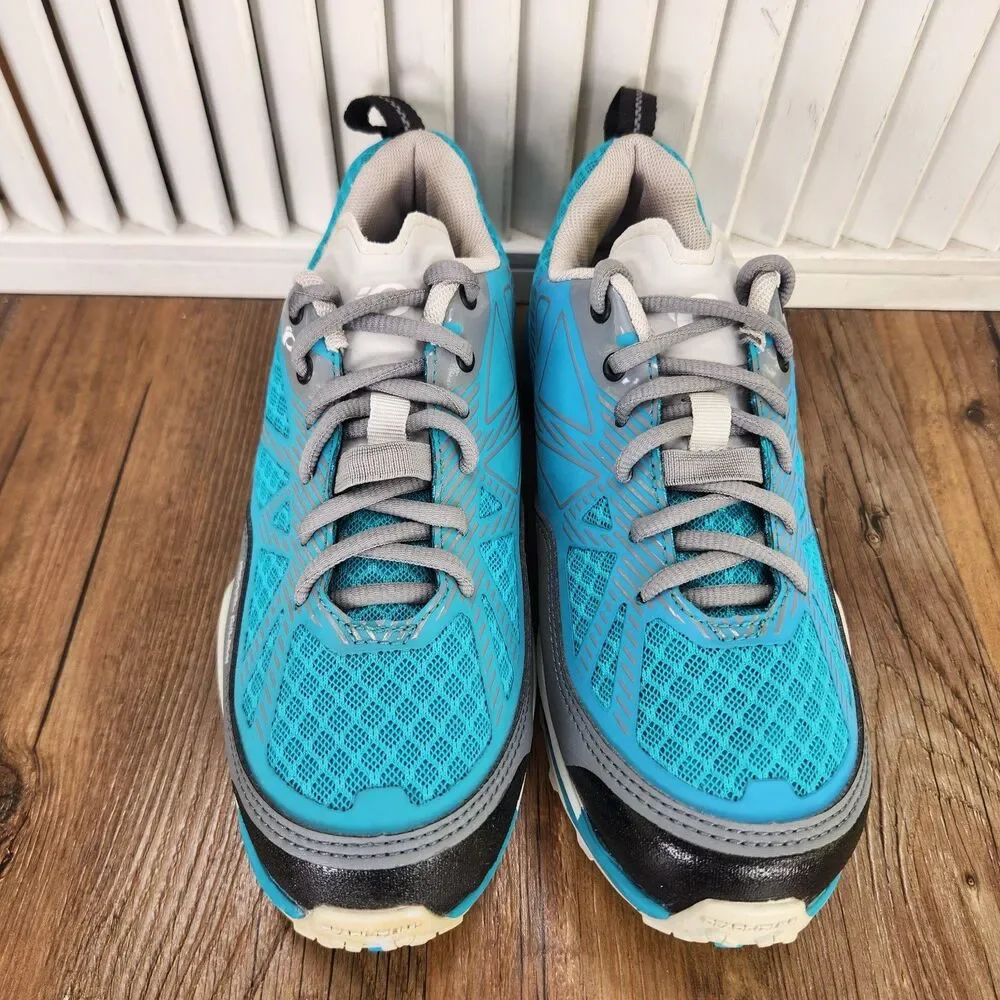 Pearl Izumi X-Alp Seek VII Cycling Shoes Women's 7.5 Blue Gray SPD Mountain Bike